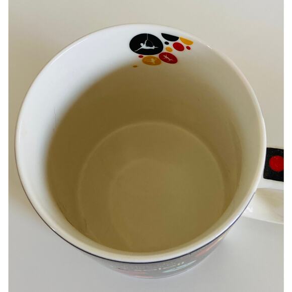 Unique Orange & Red Cirque du Soleil Sun Circus Performer 11oz Coffee Tea Mug - Picture 3 of 7